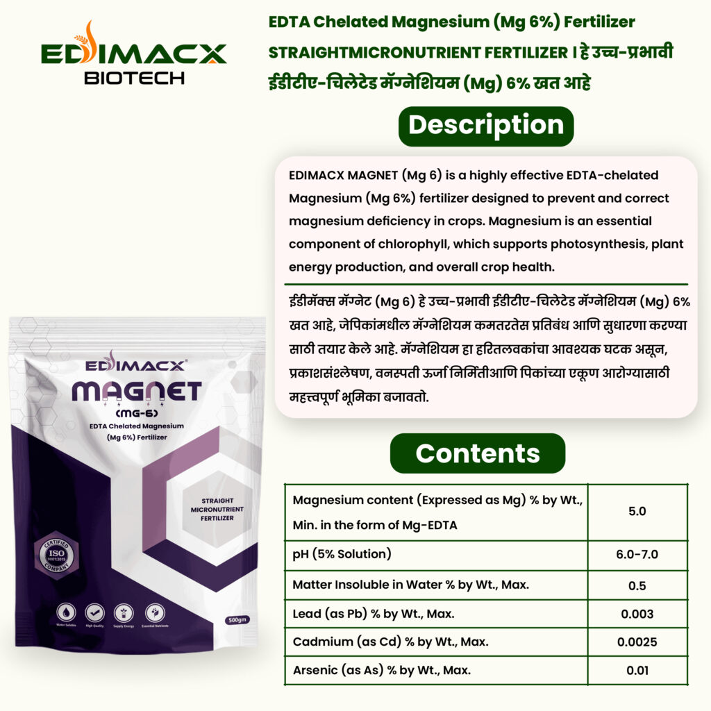 EDIMACX MAGNET MG 6% | ईडीमॅक्स मॅग्नेट Mg 6%