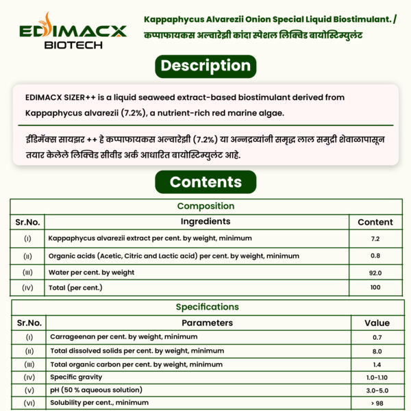 EDIMACX SIZER++ | ईडिमॅक्स सायझर++